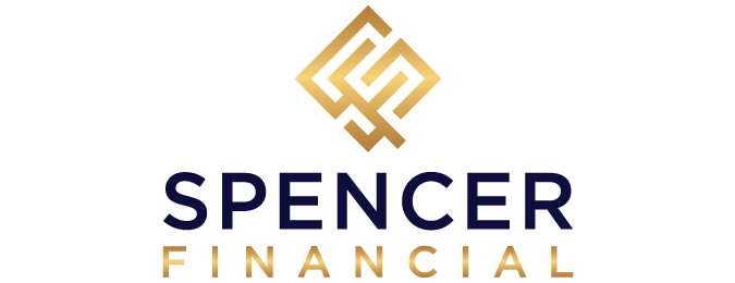 Logo showing PENCE FINANCIAL IN GOLD AND NAVY BLUE FONT WITH GOLD ICON